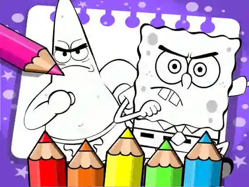 Spil Sponge Bob Coloring Book online