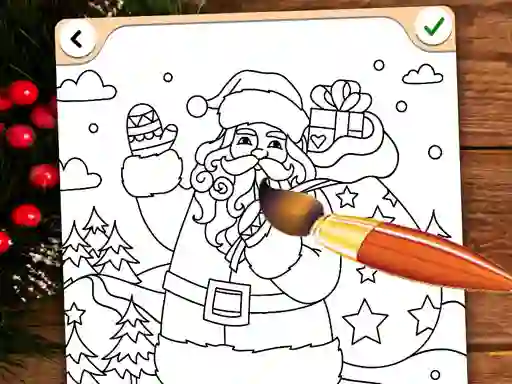 Spil Christmas Coloring Game online