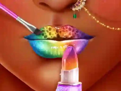 Spil Princess Lip Art Salon online
