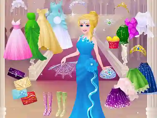Spil Cinderella Dress Up Girl Games online