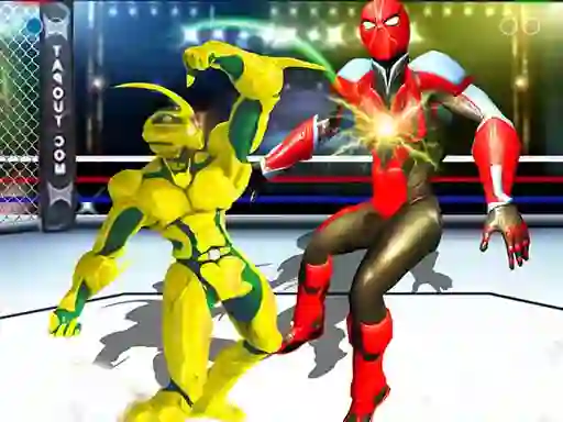 Spil Robot Ring Fighting Wrestling Games online