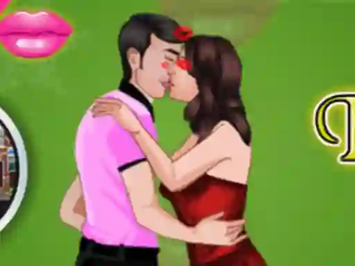 Spil Christmas Eve Kissing online