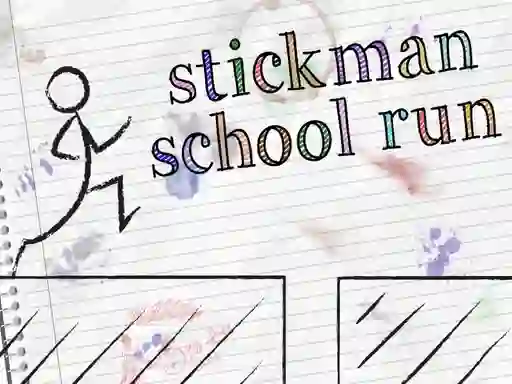 Spil Stickman School Run online