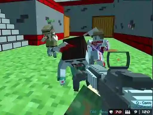 Spil Blocky Wars Advanced Combat Swat online