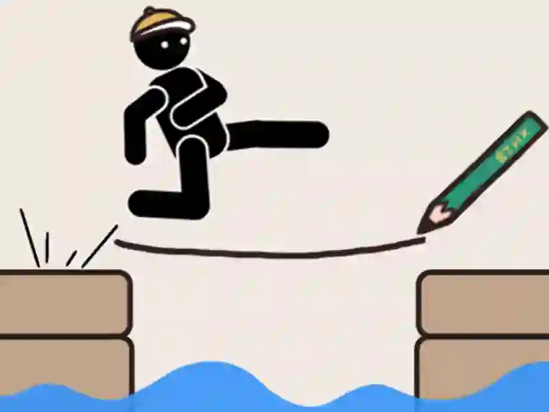 Spil Draw Two Save: Save the man online