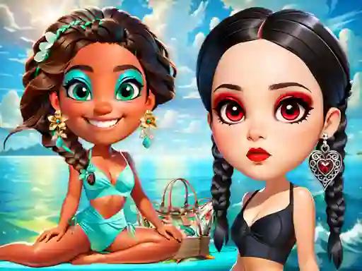 Spil Wave Chic Ocean Fashion Frenzy online