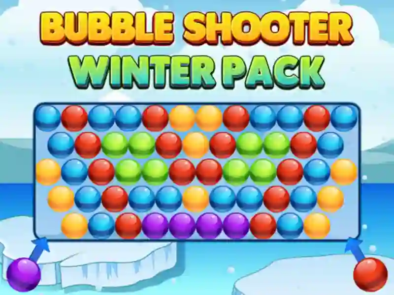 Spil Bubble Shooter Winter Pack online
