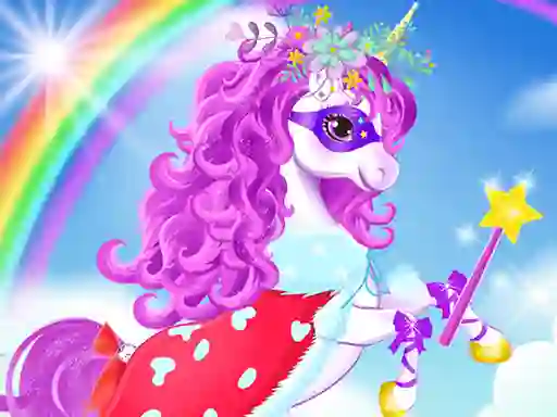 Spil Baby unicorn dress up online
