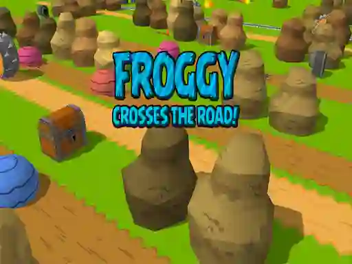 Spil Froggy Crosses The Road! online