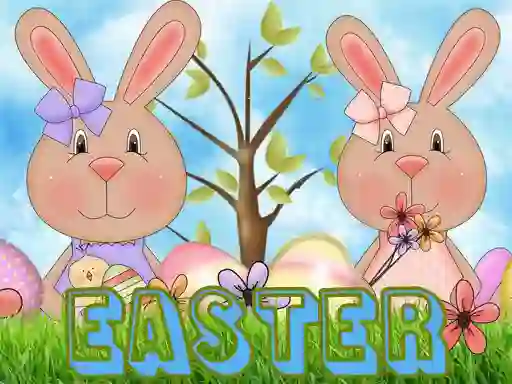 Spil Easter Puzzle online