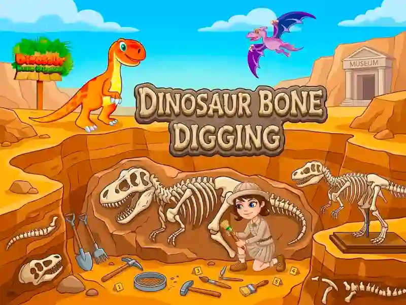 Spil Dinosaur Bone Digging online