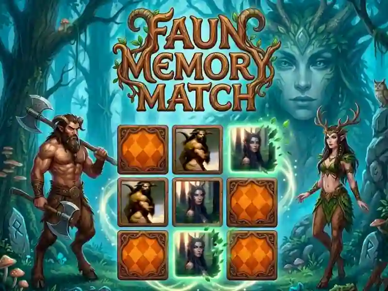Spil Faun Memory Match online