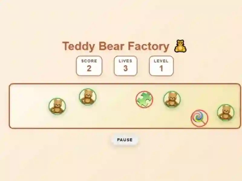 Spil Teddy Bear Factory online