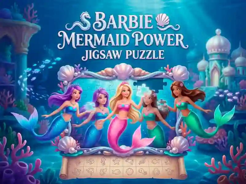 Spil Barbie Mermaid Power Jigsaw Puzzle online