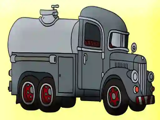 Spil Tank Trucks Coloring online