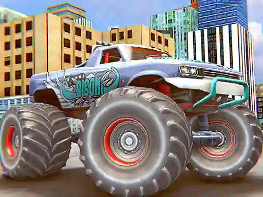 Spil Monster Truck Stunt Driving Simulation online