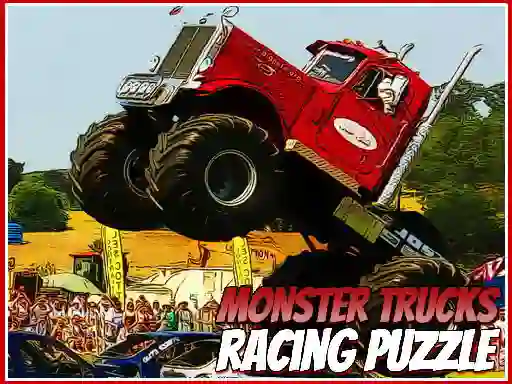 Spil Monster Trucks Racing Puzzle online