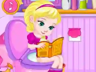 Spil Potty Train Baby Elsa online
