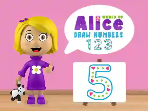 Spil World of Alice Draw Numbers online