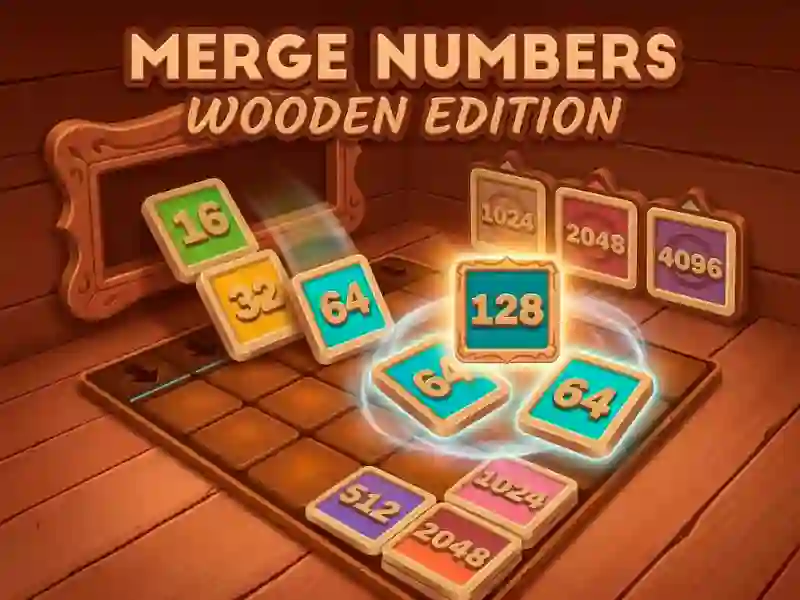 Spil Merge Numbers Wooden Edition online