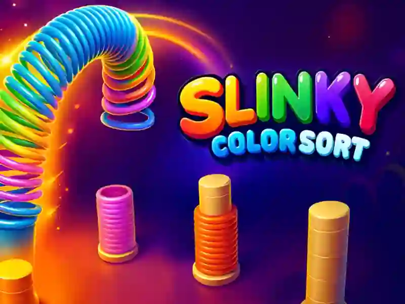 Spil Slinky Color Sort online
