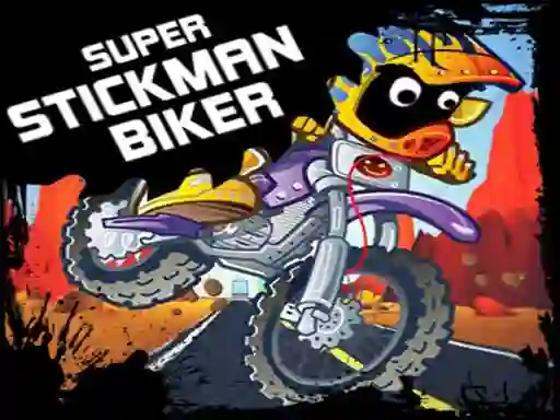 Spil Super Stickman Biker online