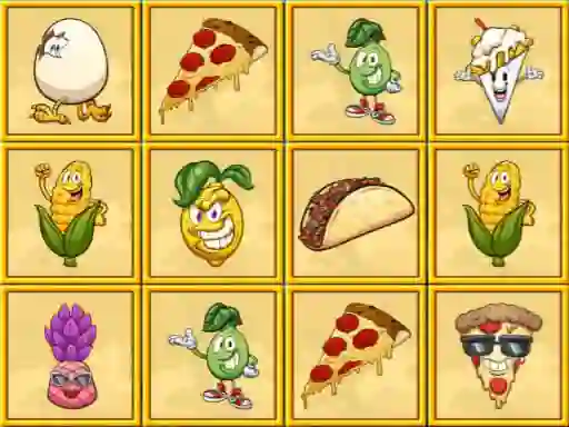 Spil Foody Memory online