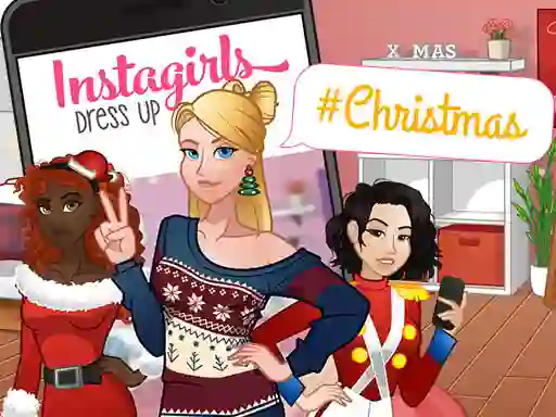 Spil InstaGirls Christmas Dress Up online