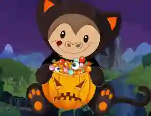 Spil Halloween Monkey Jumper online