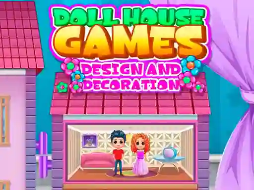 Spil Doll House Games Design and Decoration online