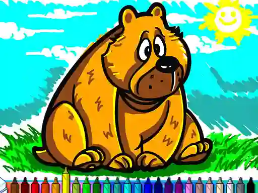 Spil Coloring Book Animals online