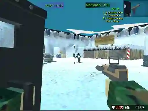 Spil Blocky Combat Swat 2 online
