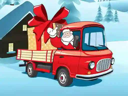 Spil Christmas Vehicles Jigsaw online