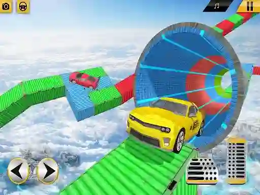 Spil Impossible Car Driving 3d: Free Stunt online