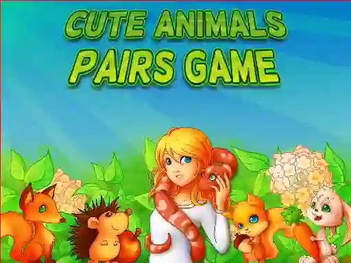 Spil Cute Animals Pairs Game online