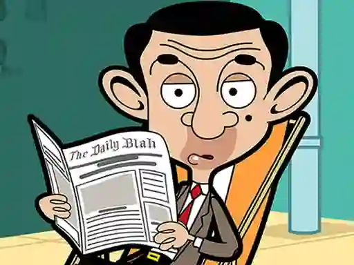 Spil Mr Bean Jigsaw online