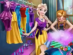 Spil Ice Kingdom Wardrobe Cleaning online