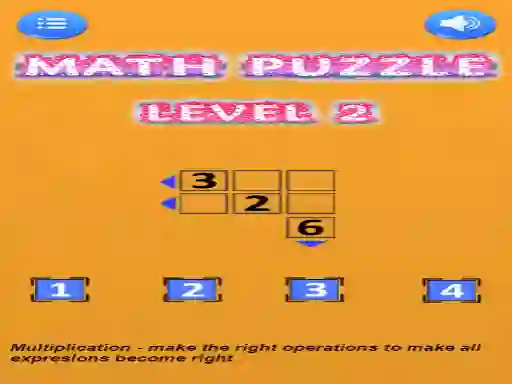 Spil Math puzzle online