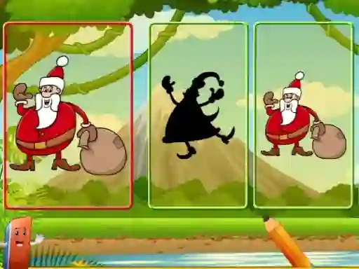 Spil Santa Shadow Match online