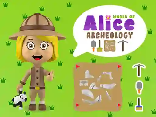 Spil World of Alice Archeology online