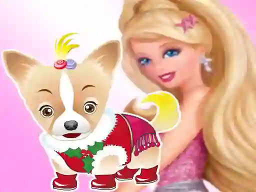Spil Barbie's Dog Dressup online