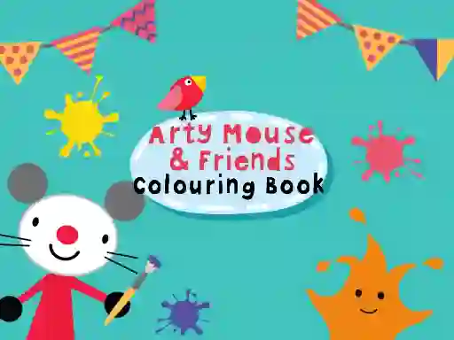 Spil Arty Mouse & Friends Coloring Book online