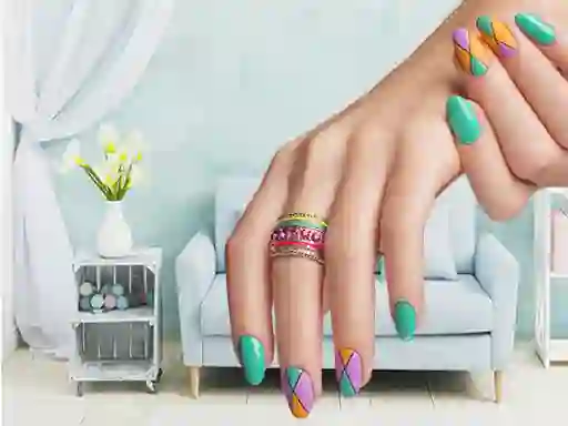 Spil Nail Art Puzzle online