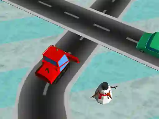 Spil Traffic Run Christmas online