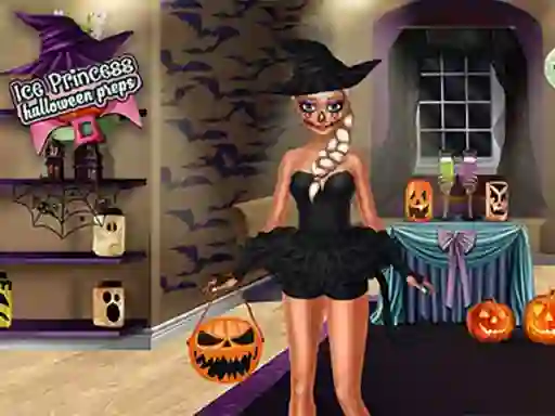Spil Ice Princess Halloween Preps online