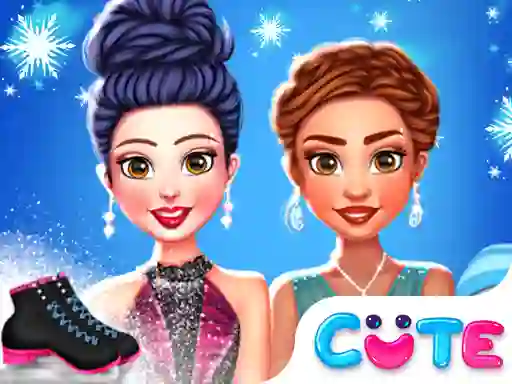 Spil Princess Winter Ice Skating Outfits online