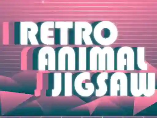 Spil Retro Animal Jigsaw online