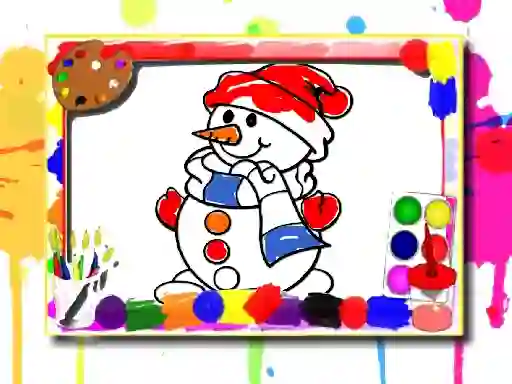 Spil Winter Coloring Book online