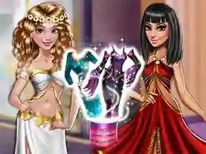 Spil Dolly Princess vs. Villain Dress Up online
