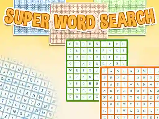 Spil Super Word Search online